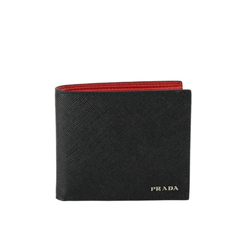 prada large mens wallet|Prada long wallet men.